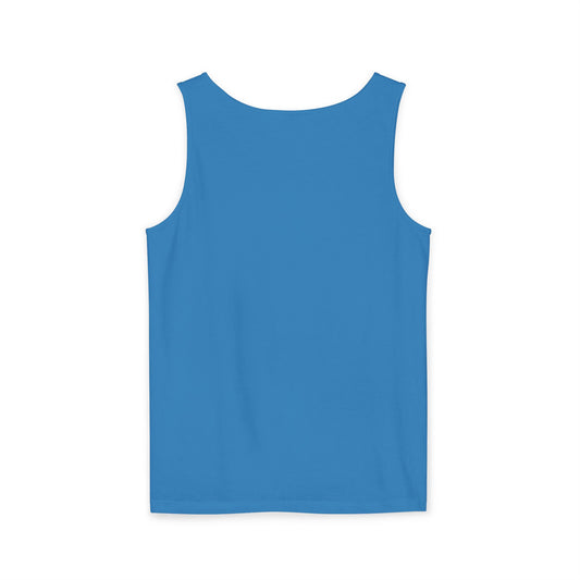 Anchors Away Nautical Manatee Tank Top | Womens Garment-Dyed Summer Tee