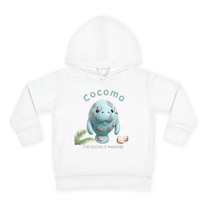 Cocomo The Coconut Manatee Toddler Hoodie | Manatee Minis Collection