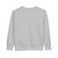 Gray sweatshirt on a white background