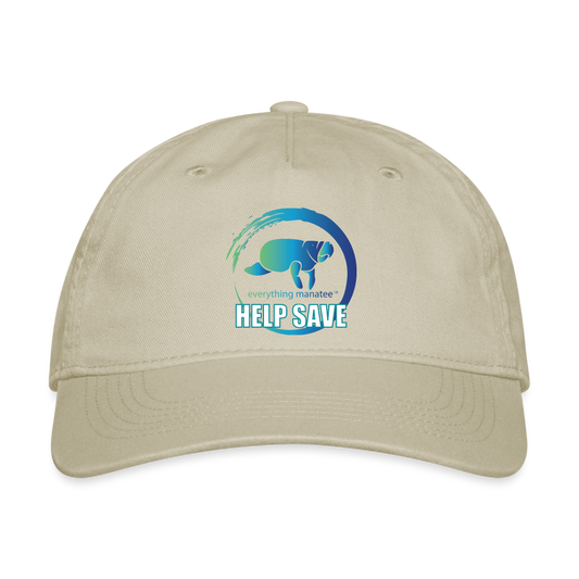 Save The Manatee Baseball Cap | Womens - khaki