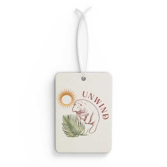 Unwind Manatee Car Air Freshener | Mens