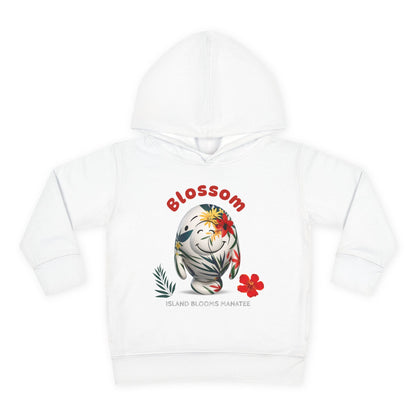 Blossom The Manatee Toddler  Hoodie | Manatee Minis Collection