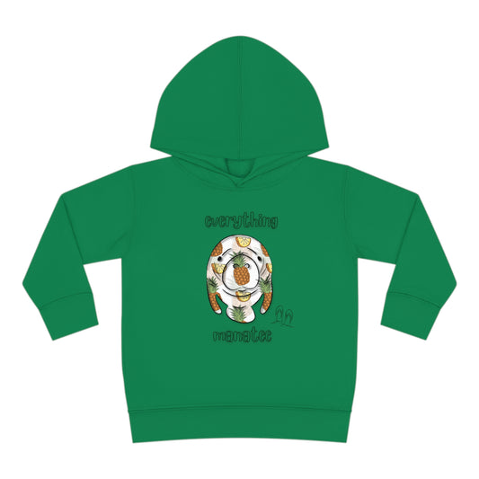 Mango The Manatee Pineapples Hoodie | Toddler