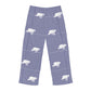 Blue Gingham Manatee Pajama Pants | Mens