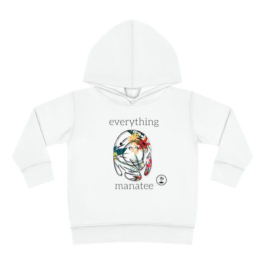 Mango The Manatee & Tropical Florals Hoodie | Toddler