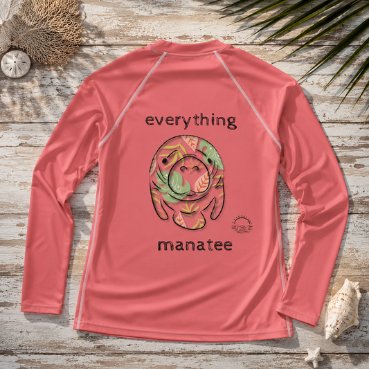 Everything Manatee Coral Reef Rash Guard | Womens