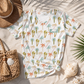 Manatee Palm Tree Print T-Shirt | Women's