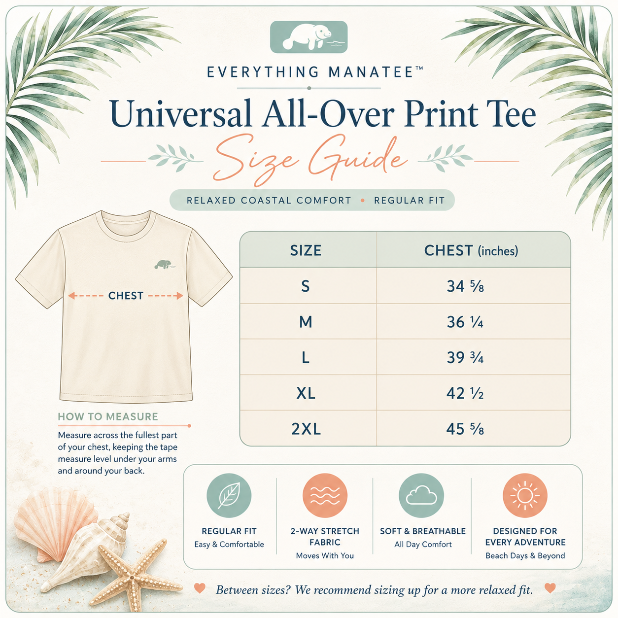 Pineapple Fronds Manatee T-Shirt | Women's
