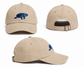 Beige cap with a logo on a white background