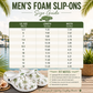 Tropical Drift Manatee Foam Slip Ons | Mens