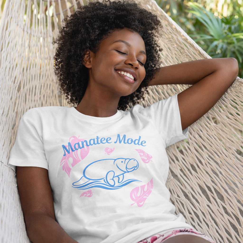 Seagrass Serenity Manatee Womens Tee | Drift Easy