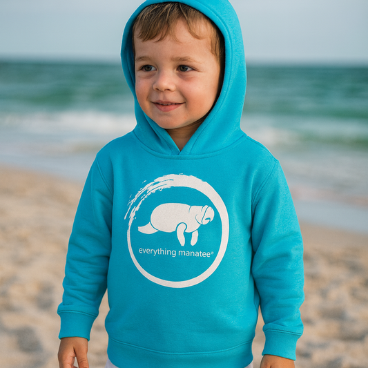 Everything Manatee Wave Hoodie | Toddler