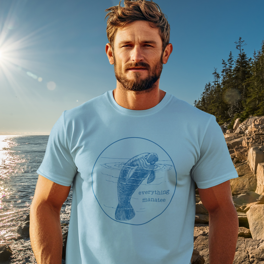 Easy Breezy Manatee T-Shirt | Mens