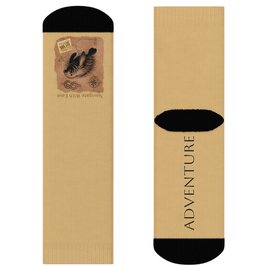 Manatee Adventure Crew Socks | Mens