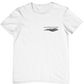 Front view of Coconuts & Palms Manatee T-Shirt in White Salt