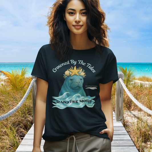 Crowned By The Tides Women's T-Shirt | Coastal Companion Collection