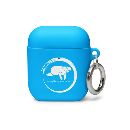 Manatee Drift Rubber Case for AirPods - Stay Calm