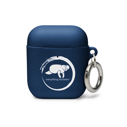 Manatee Drift Rubber Case for AirPods - Stay Calm