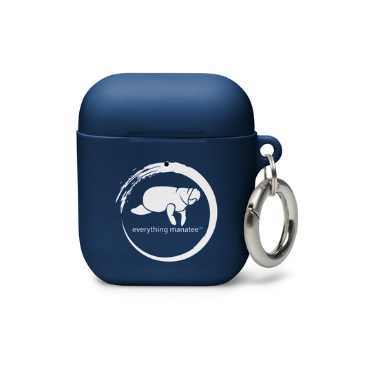 Manatee Drift Rubber Case for AirPods - Stay Calm