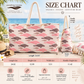 Pink & Taupe Manatee Pattern Weekender Bag — Cute Beach Travel Tote