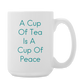 Coffee/Tea Mug 15 oz - white