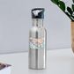 Manatee Vitamin Sea Water Bottle - silver