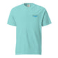 Coastal Manatee Garment -Dyed T-Shirt | Sea Glass Blue