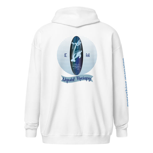 Liquid Therapy Manatee Zip Hoodie | Unisex
