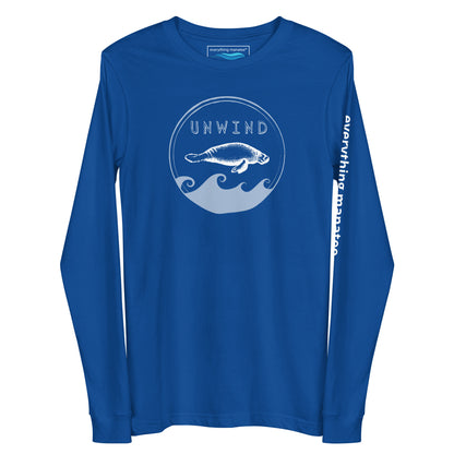 Unwind Manatee Long Sleeve T-Shirt | Womens