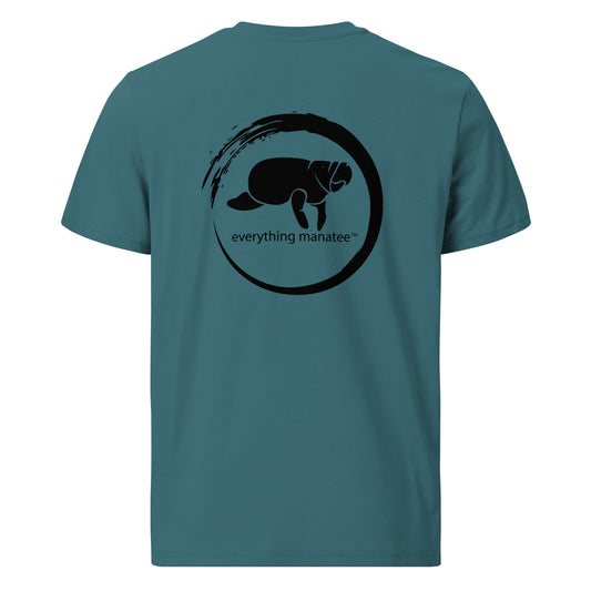 Classic Black Manatee Wave T-Shirt | Unisex