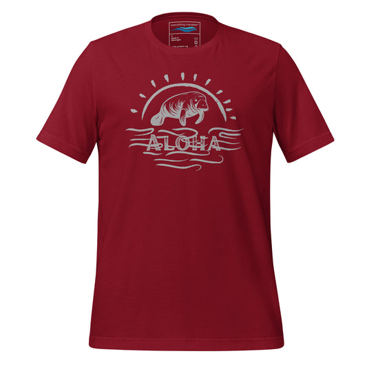 Aloha Manatee Relaxed T-shirt  Mens