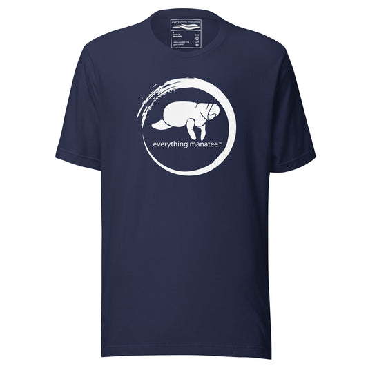 White Manatee Wave T-Shirt | Unisex