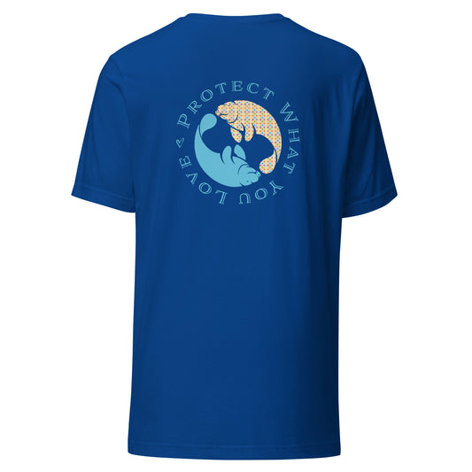 Aqua Twin Manatees T-Shirt | Mens