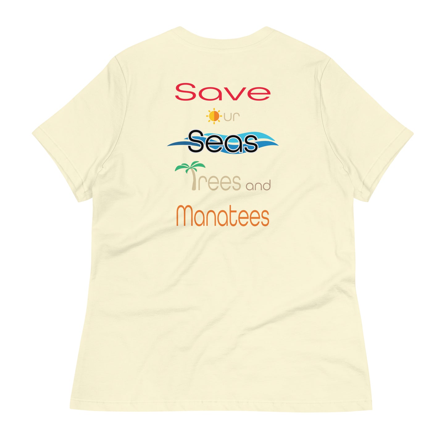 Seas Trees & Manatees T-shirt | Womens