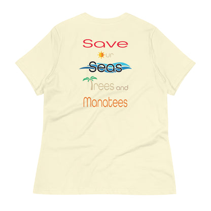 Seas Trees & Manatees T-shirt | Womens
