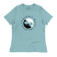 Black & White Twin Manatees Relaxed T-Shirt | Womens