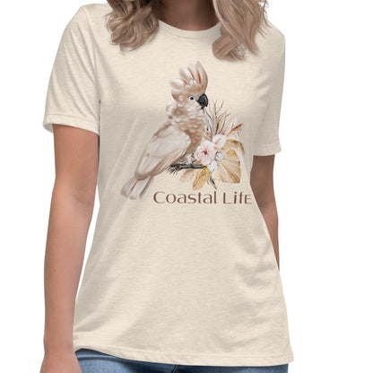 Cockatoo Heather Cotton T-Shirt | Women's