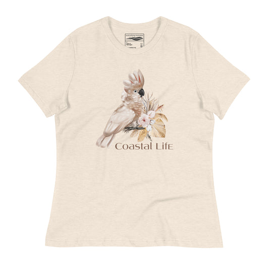 Cockatoo Heather Cotton T-Shirt | Women's