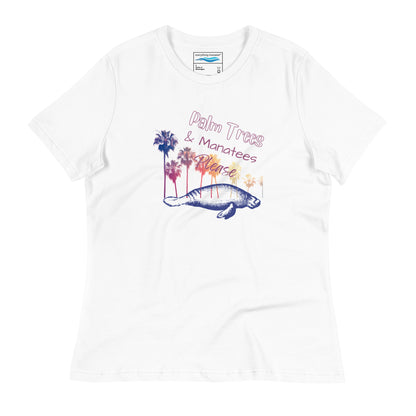 Palm Trees & Manatees T-Shirt | Womens