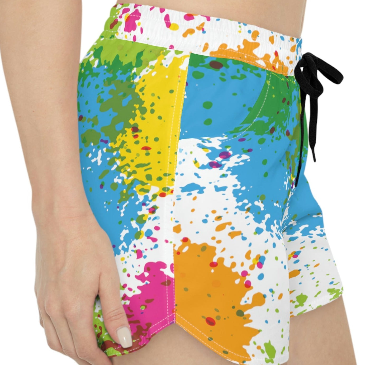 Happy Splatter Casual Shorts | Womens