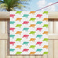 Multi Color Manatee Print Beach Towel | Towels