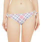 Pretty Pink Plaid Strappy Bikini Set | Womens