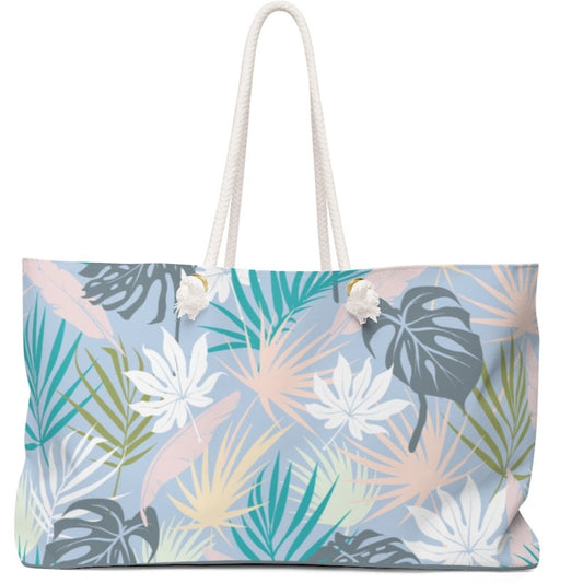 Tropical Print Weekender Bag