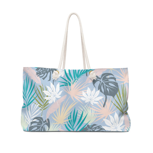 Tropical Print Weekender Bag