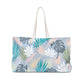 Tropical Print Weekender Bag