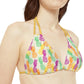Pineapple Fun Strappy Bikini Set | Womens