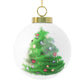 Sweater Weather Manatee Christmas Ball Ornament