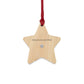 Elfing Around Manatee Wooden Christmas Ornament