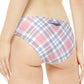 Pretty Pink Plaid Strappy Bikini Set | Womens
