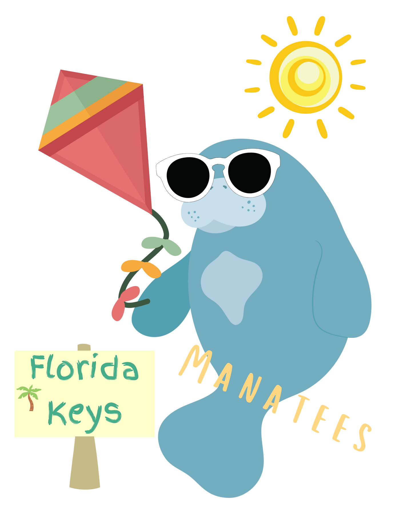 Florida Keys Manatee Hoodie | Toddler